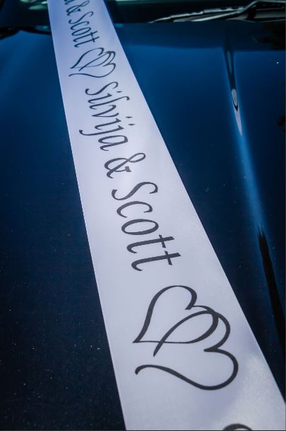 Wedding Car Ribbon, Wedding, Bridal Car – The Ribbon Company